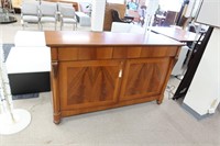 Wood locking Console table