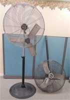 Lot of two 30" Industrial Fans