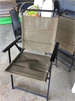 3 Used Folding Chairs