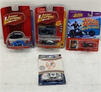 Johnny Lightning and Yankees die cast