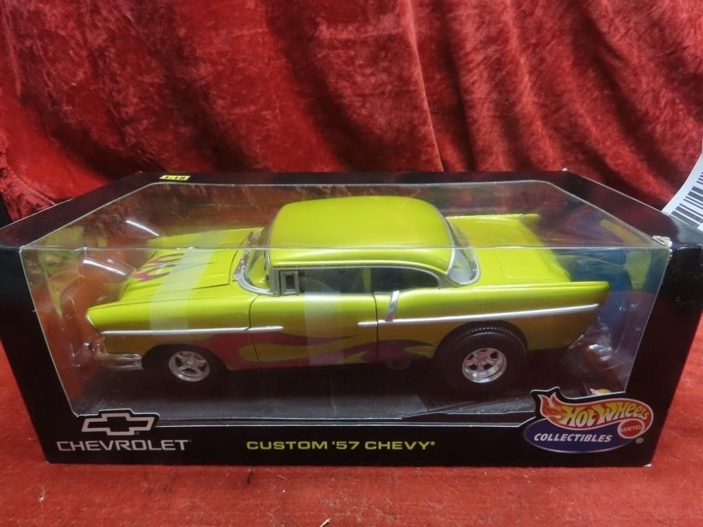 1/18 scale Diecast Custom '57 Chevy. New.