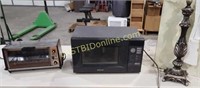 Toaster Oven, Microwave and Finials