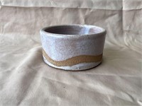 Handmade Tan and Brown Bowl #1