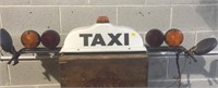Genuine Taxi cab lightson the original rack