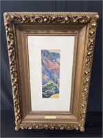 Signed watercolor, "Grand Canon, Arizona”