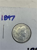 1897 silver dime