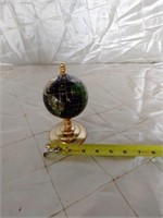 Small world globe with inlay