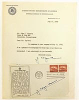 J. Edgar Hoover Autographs
