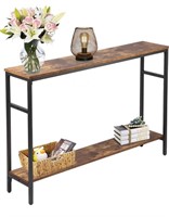 Narrow Console table with shelf