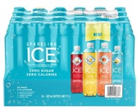 24-Pk Sparkling ICE Flavoured Water Beverage