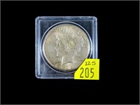 1922-S Peace dollar, gem BU