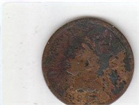 US Indian Head Copper Penny 1904