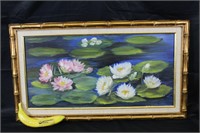 Mid-Cent. Original "Water Lilies" Painting