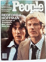 Robert Redford signed People Magazine cover