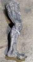 (E) Heavy Art Decor. Sculpture Leg ( Broke in