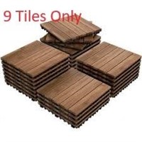 Patio Deck Tiles  12 x 12 inches Composite Interlo