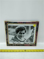 george segal autographed framed photo