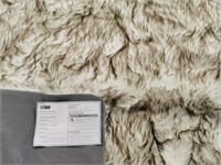 Gorilla Grip Faux Fur 9x6' Floor Rug