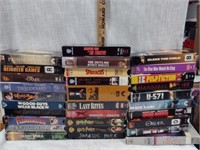 Large Mixed Lot of VHS Tapes-Mixed Titles