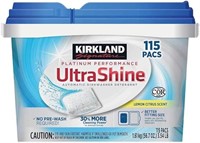 G) ~65ct Kirkland Signature UltraShine Dishwasher