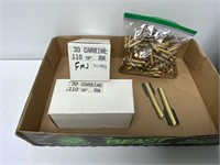 30 Carbine Ammo Lot 125rds loose commercial ammo,