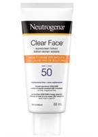 Neutrogena Clear Face Sunscreen SPF