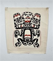 Tsimshian Bear Haida Northwest Coast Print