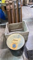 Lead Molds, 5 Gallon Oil Can, Wood Box