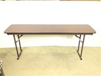 Heavy Duty Folding Table Narrow Size