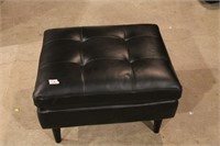 New Black Ottoman, Marks from shipping. 25'' x