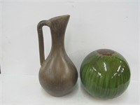 Ceramic Ewer & Garden Ball