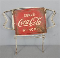 Vintage Metal Coco Cola Display Sign