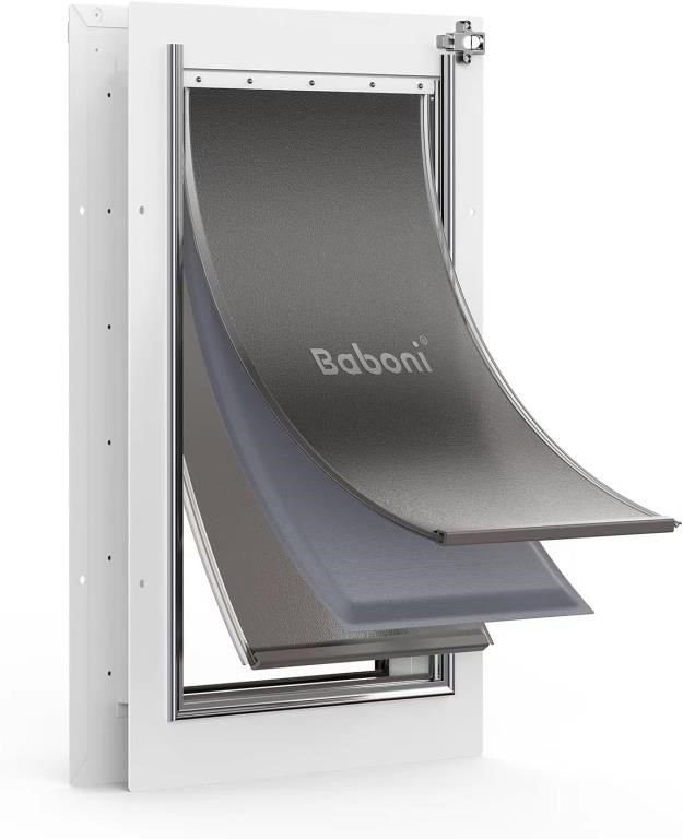 Baboni 3-Flaps Pet Door for Interior and Exterior