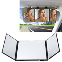 SHUNWEI Car Sun Visor Adjustable Mirror