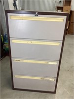 Metal file cabinet (hanging file drawers) 52.5”
