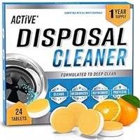 Garbage Disposal Cleaner Deodorizer Tablets 24