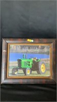 Framed John Deere 4020diesel tractor