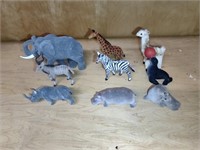 9 Miniature Animals Collection
