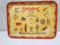 Schnitzelbank tray from Milwaukee