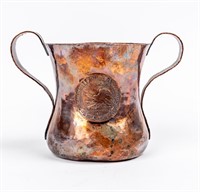 Vintage 1907 NRA Hand Formed Copper Award Mug