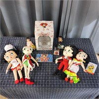 J3 9pc Betty Boop Collectables