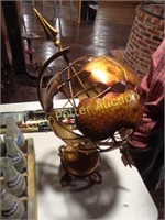 Metal Globe Decor