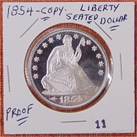 1 troy oz .999 Liberty Seated Dollar (copy)