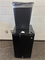 GE Refrigerator & Trash Can