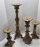 4pc Pillar Candle Stands