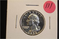1958 Proof Washington Silver Quarter