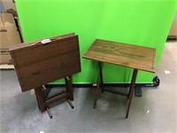 3 Folding Tables with Stand