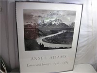 Ansel Adams Framed Poster.