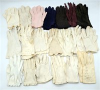 Large Lot of Vintage Ladies Dress Gloves