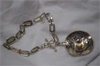 Sterling Silver Bracelet w/ Sombrero Charm